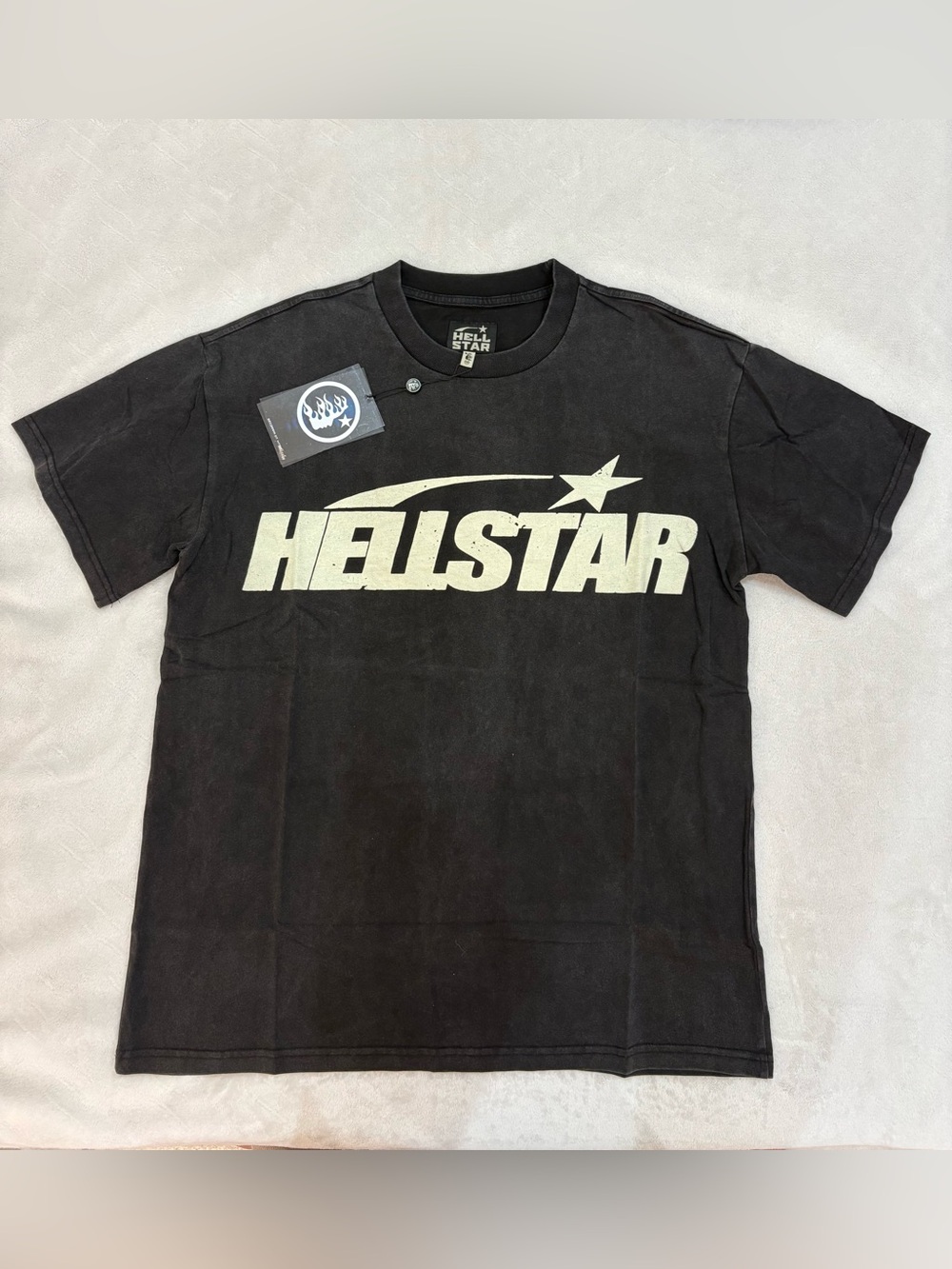 Black Hellstar Logo Graphic Tee